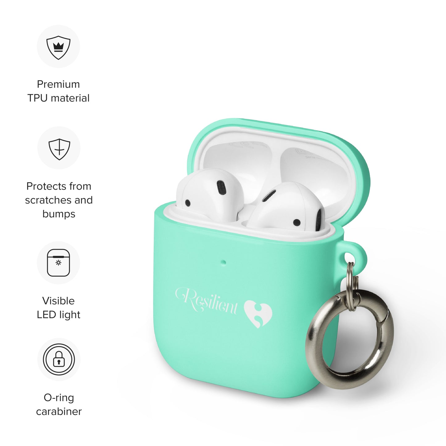 Resilient Rubber Case for AirPods®