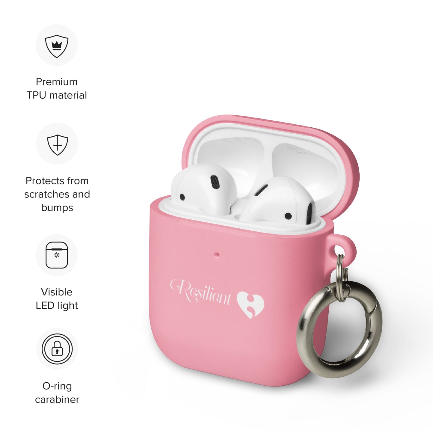 Resilient Rubber Case for AirPods®